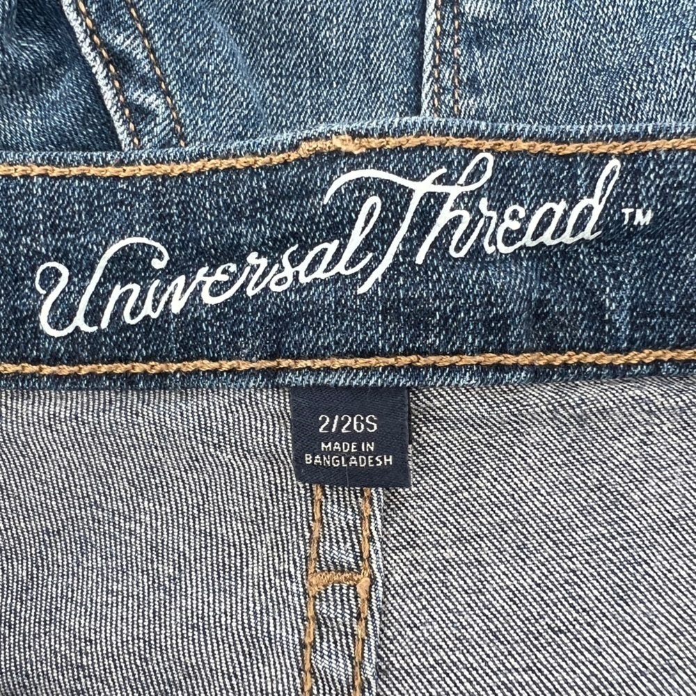 Universal Thread Distressed Rough Hem High Rise J… - image 2